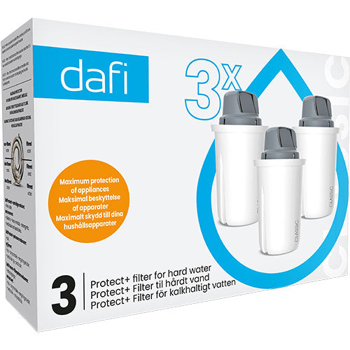 Dafi 3-Pack Filterpatroner til Beskyttelse mod Kalk