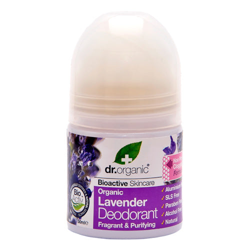 Dr. Organic Lavendel Deo Roll-On - Økologisk Skønhed