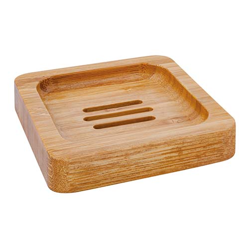 Bambus Sæbeskål Firkantet fra Croll & Denecke - Plastfri!