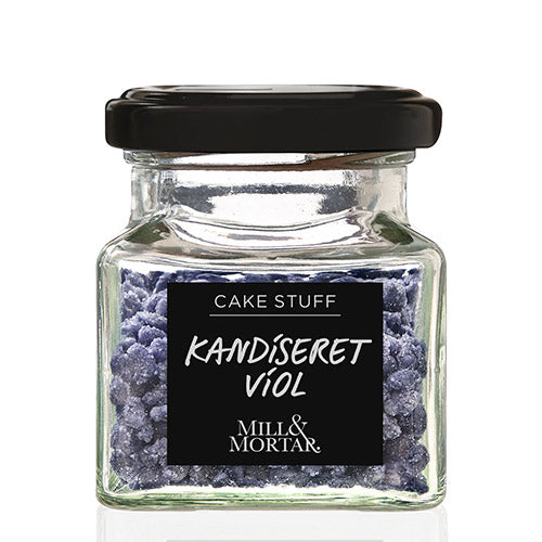 Kandiseret Viol fra Mill & Mortar - Perfekt til Kager og Dessert