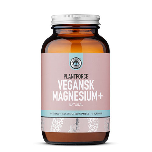 Plantforce Magnesium - Vegansk Mineraltilskud til Sundhed