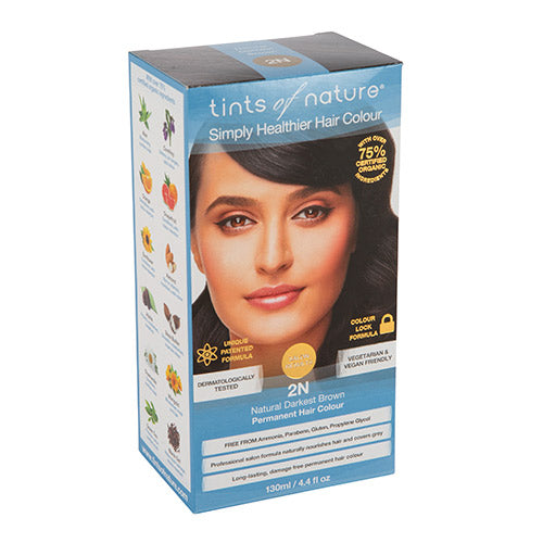 Tints Of Nature Hårfarve 2N - Mørkebrun Skønhed