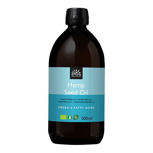 Økologisk Koldpresset Hampefrøolie fra Urtekram 100 ml