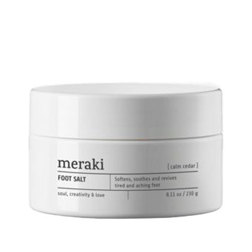 Meraki Fodbadssalt Calm Cedar - Forkæl Dine Fødder
