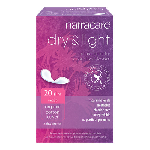Natracare Dry Light Bind til Inkontinens - 20 Stk