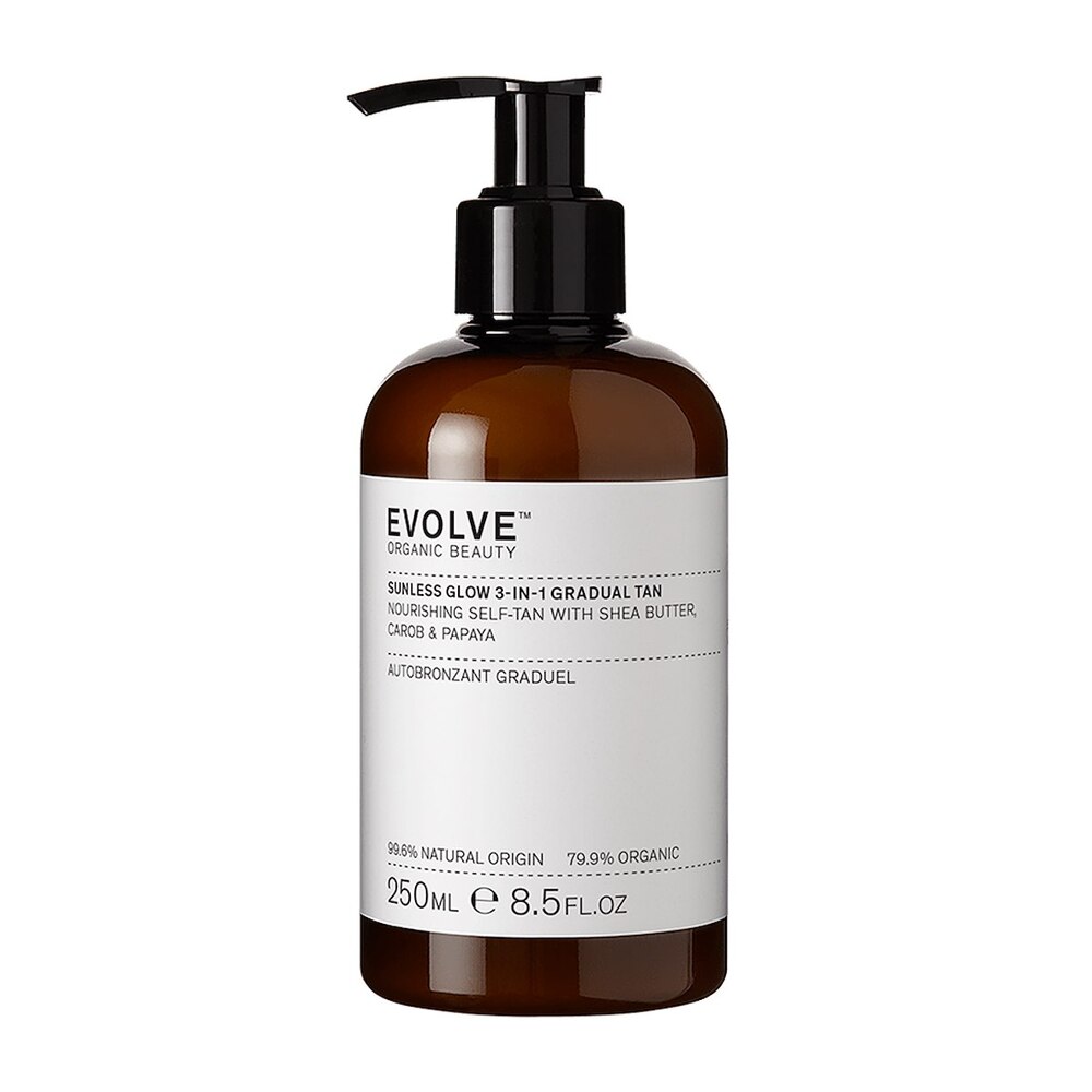 Evolve Sunless Glow 3-i-1 Gradual Tan 250ml - Få en smuk glød!
