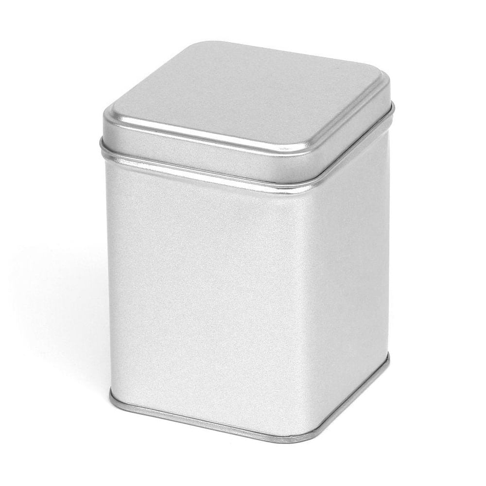 350 Ml  Firkantet Blikdåse   Høj