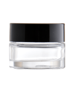 15 Ml  Klar Plast Bøtte Med Sort Låg