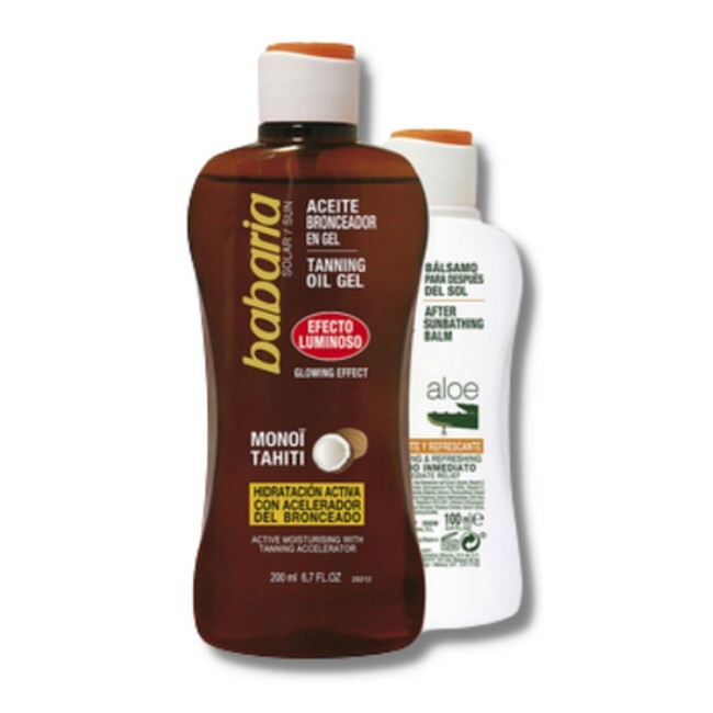 Babaria   Solpleje Sæt Tanning Coconut Oil Gel   After Sun