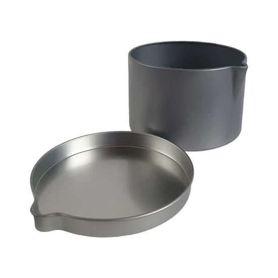 250 Ml  Bøtte I Blik Med Hældetud Og Låg