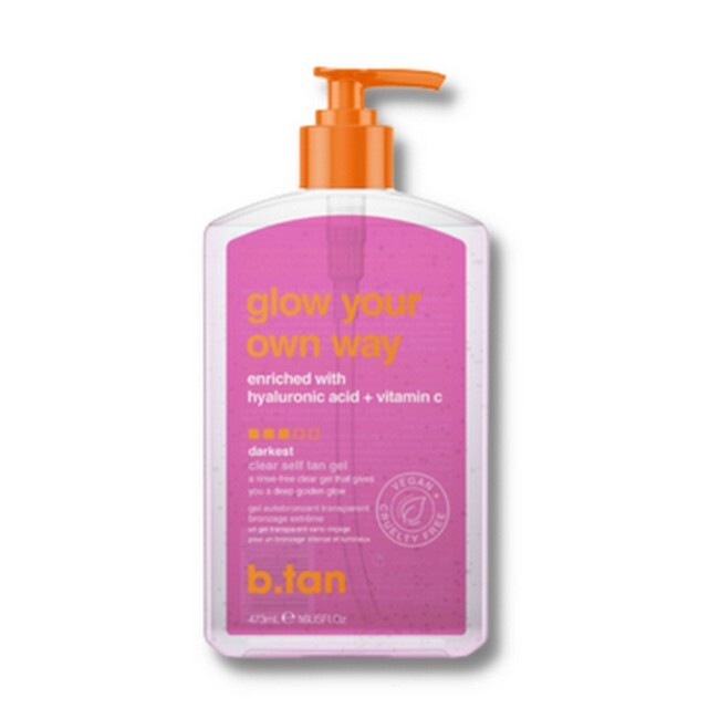 B Tan   Glow Your Own Way Clear Tanning Gel 473 Ml