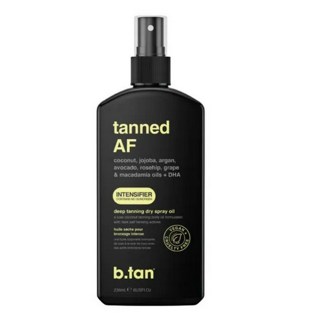 B Tan   Tanned Af Intensifier Tanning Oil   236 Ml