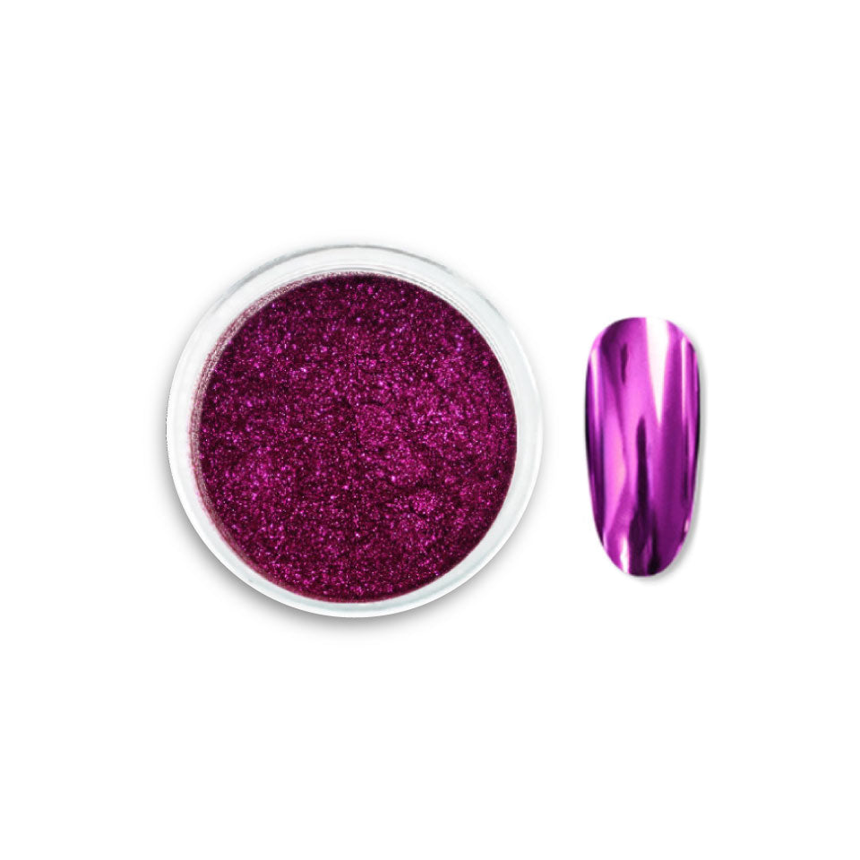 Chrome Pigment I Lilla   Mirror Finish Til Negle   Nail Art