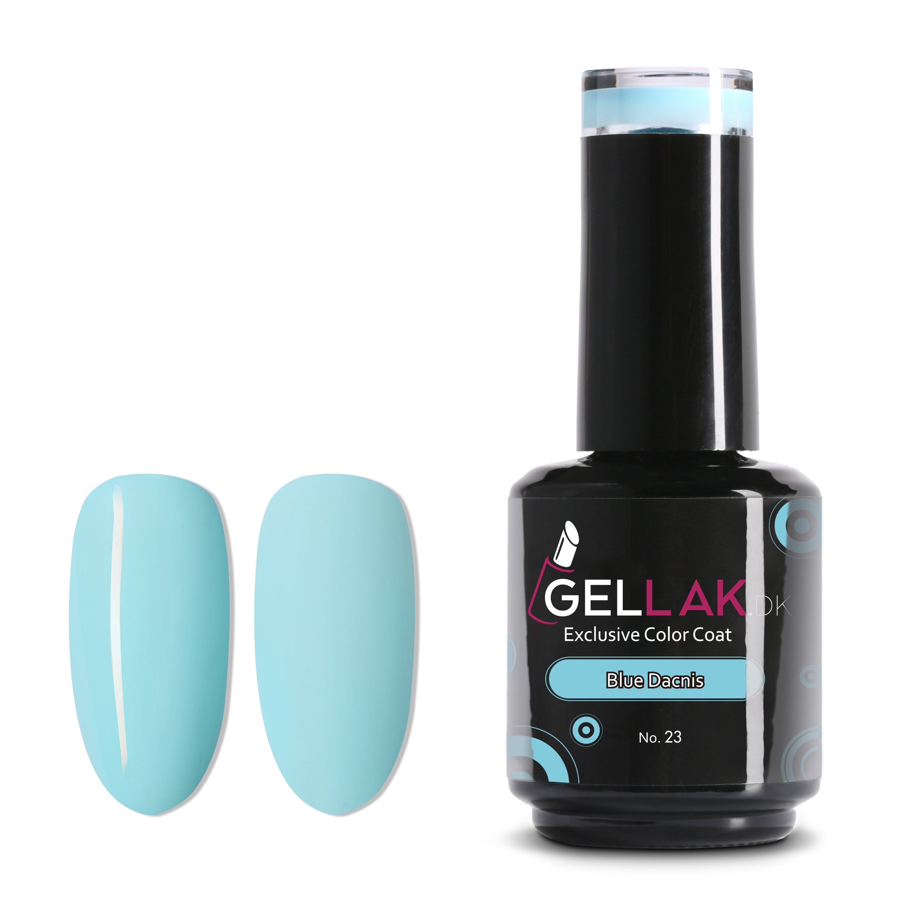 Gel Neglelak Blå   15 Ml   Blue Dacnis No  23   Gellak Dk