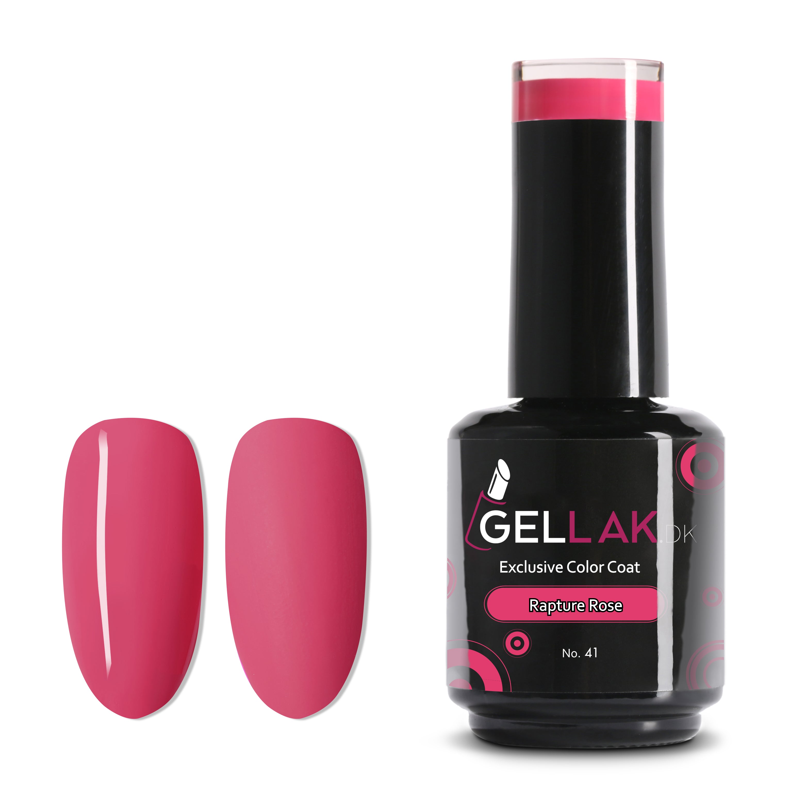 Gel Neglelak Lyserød   15 Ml   Rapture Rose No  41   Gellak Dk