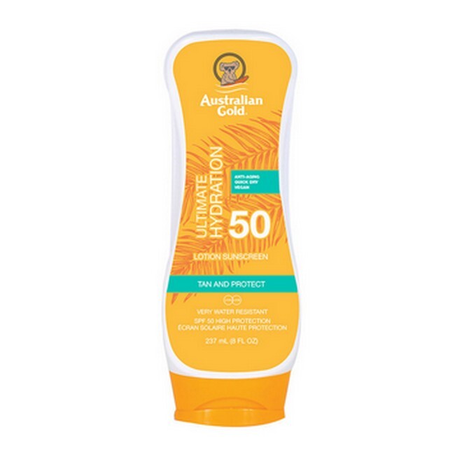 Australian Gold   Tan   Protect Sun Lotion Spf 50  237 Ml