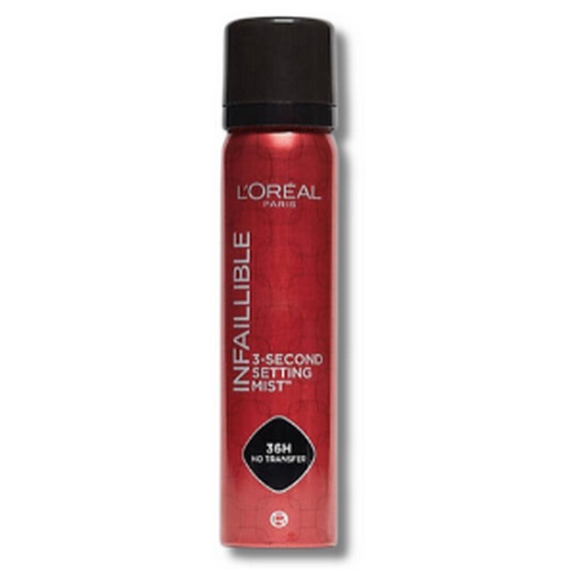 Loreal   Infaillible 3 Second Setting Mist Makeup Setting Spray   75 Ml