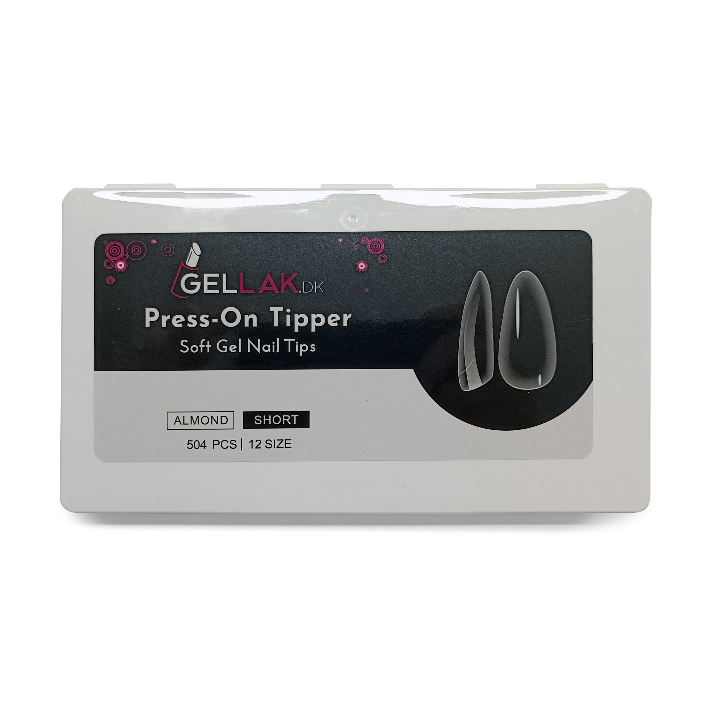 Press On Tipper   Almond Short   Soft Gel Tips   Gelly Nail Tips