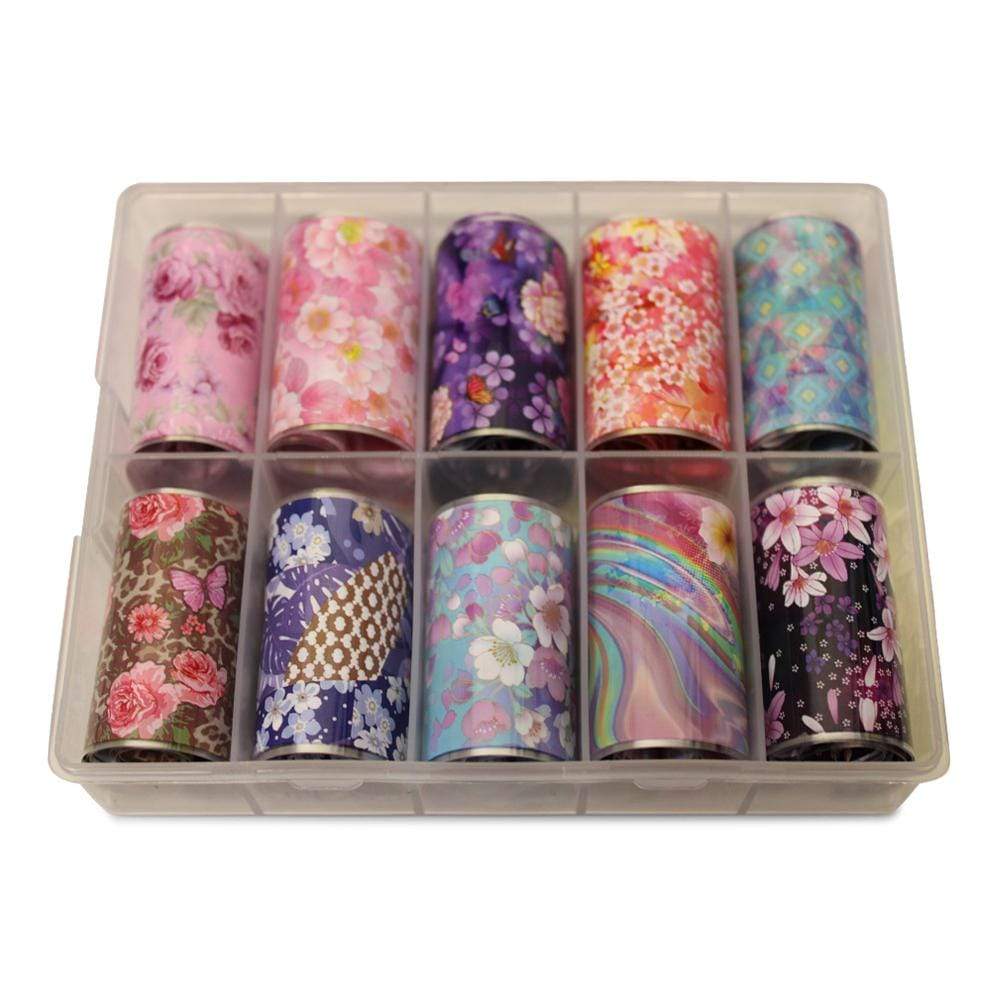 Neglefolie   Forskellige Motiver   Transfer Neglefolie Til Nail Art