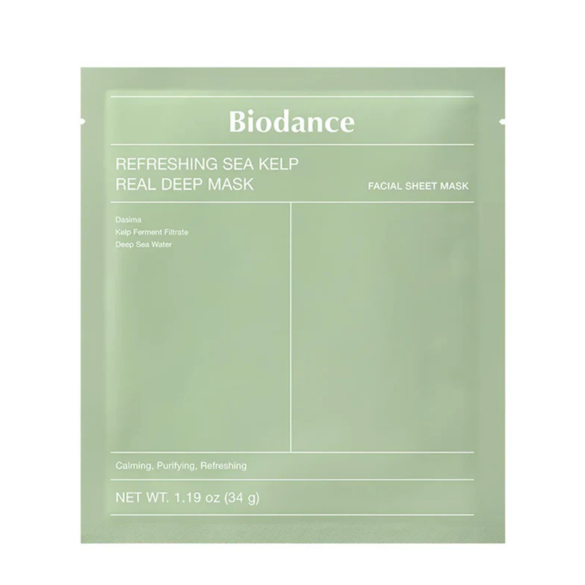 Biodance Refreshing Sea Kelp Sheet Maske