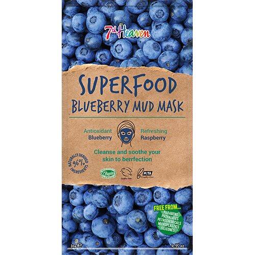 7th Heaven Ansigtmaske Mud Superfood Blueberry  10g