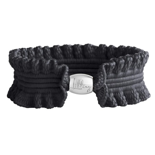 Libling   Original Hårelastik Black Sølv
