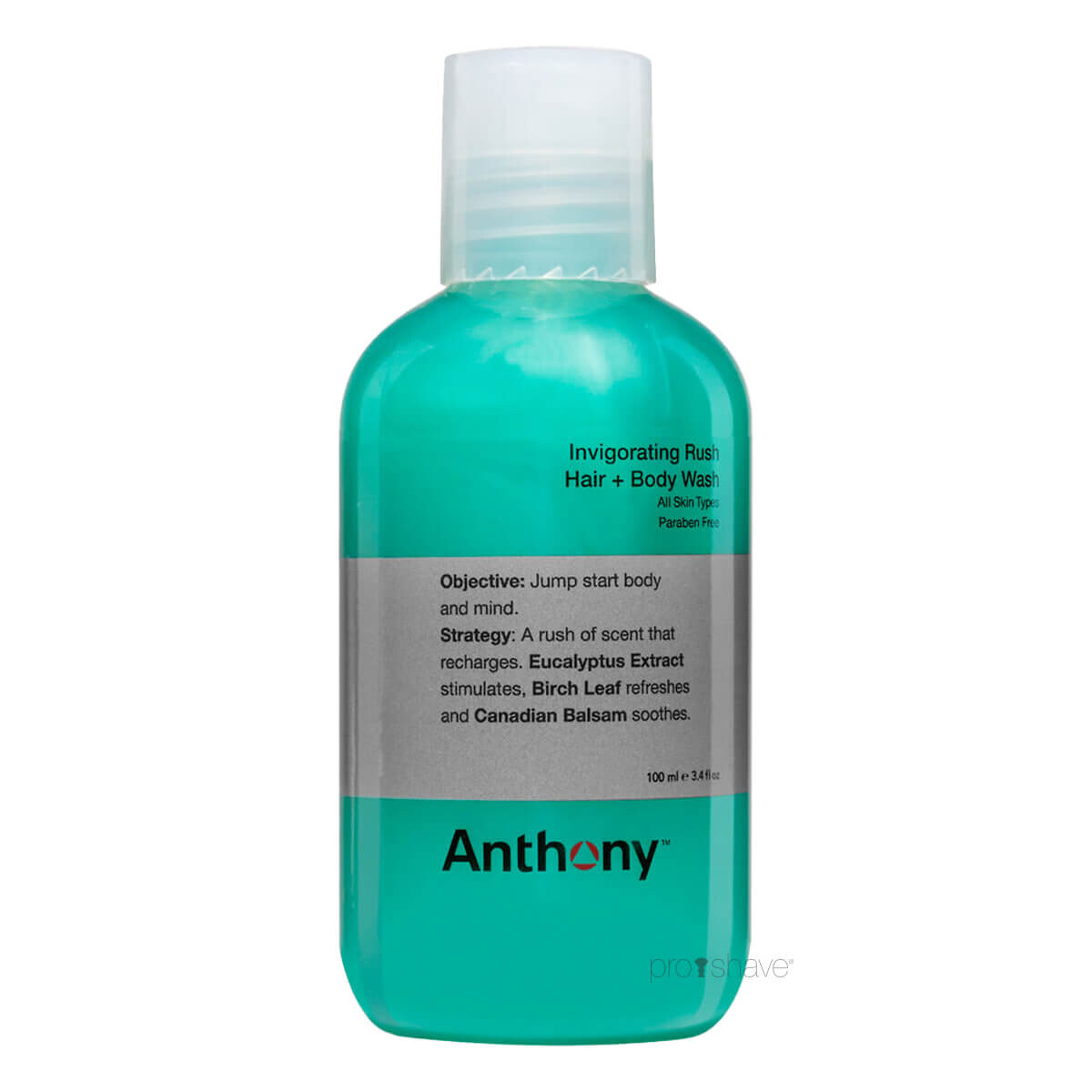 Anthony Logistics Invigorating Rush Hair   Body Wash  100 Ml