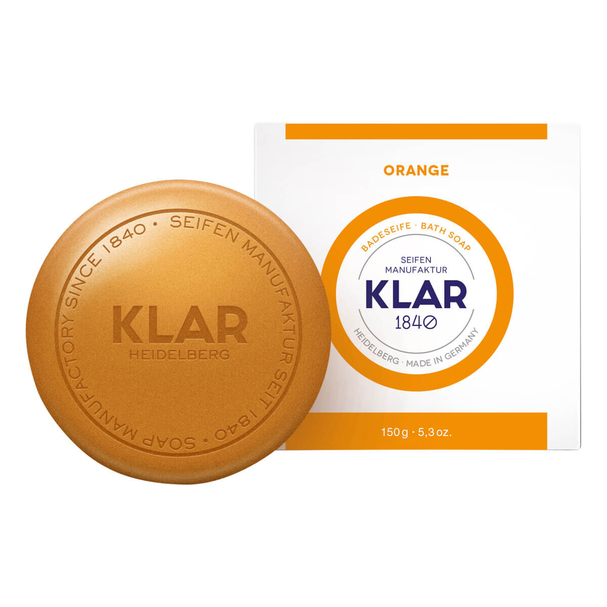 Klar Seifen Badesæbe  Appelsin  150 Gr