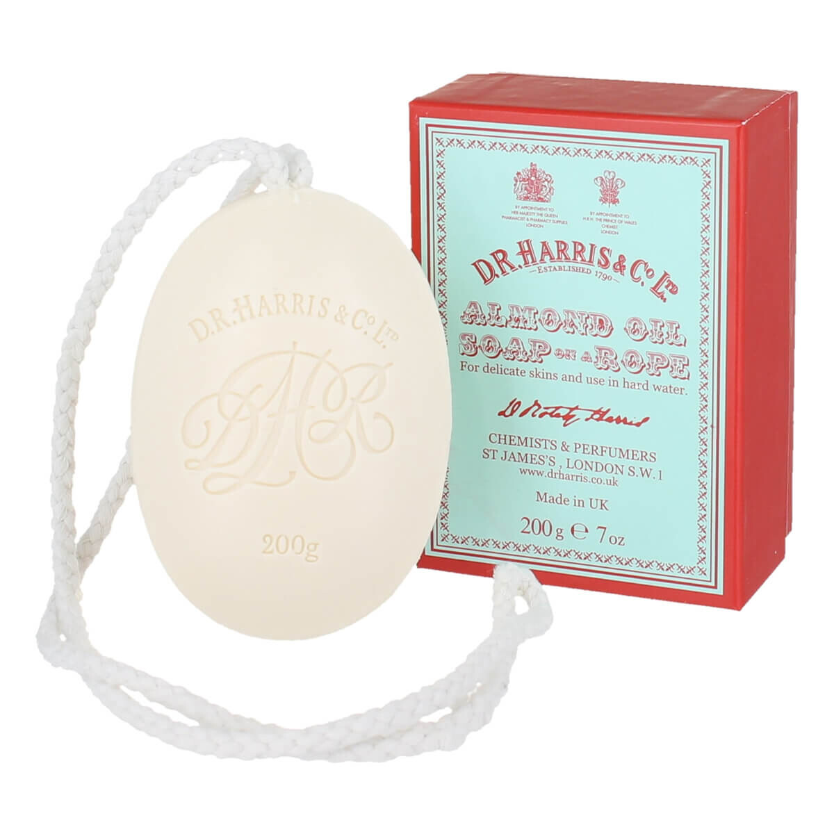 D R  Harris Almond Oil Badesæbe På Snor  200 G