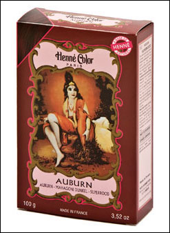 Henna Hårfarve Pulver Mahogni Mørk  100g