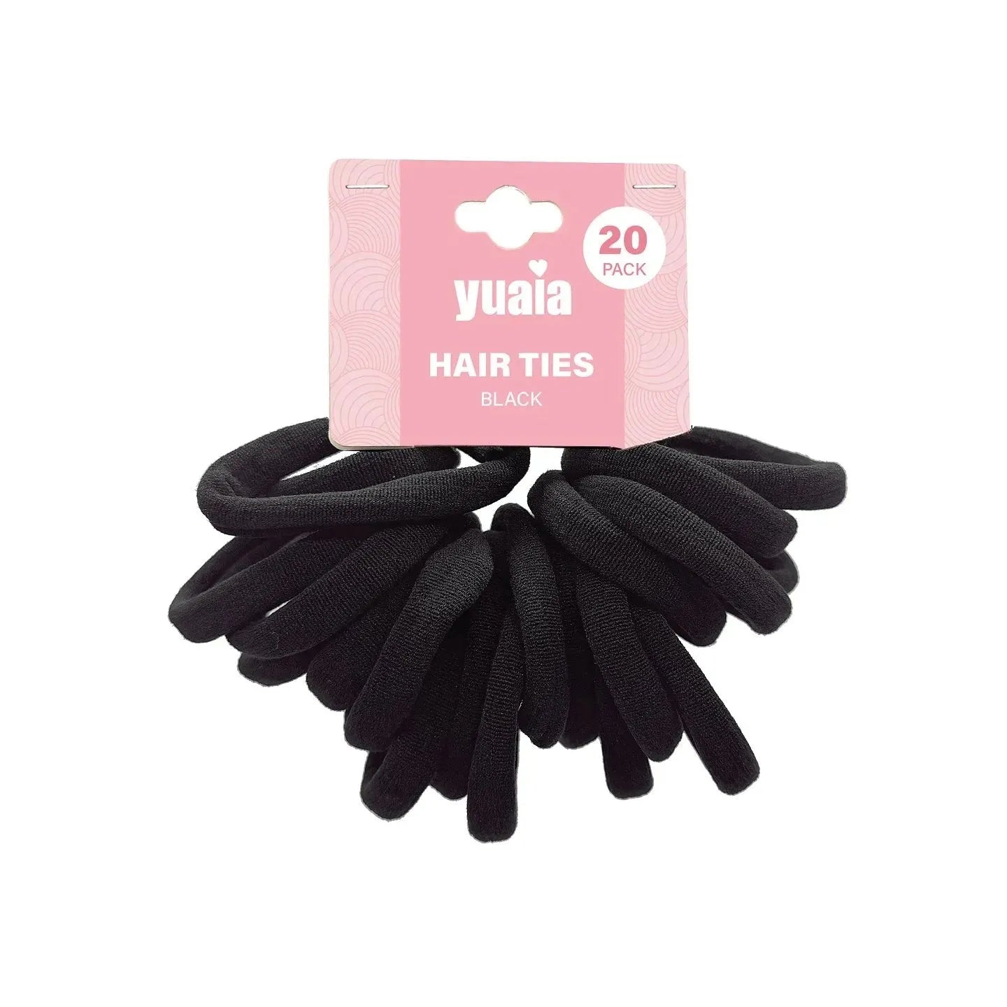 20 Stk  Hårelastikker   Sort